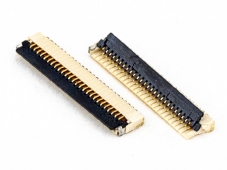 FPC Connector 0.3mm SMD Flip Lock Type Height 1.0mm