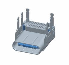 USB TYPE-C  CF 24PIN REC 2 rows SMT HIGH RISE, CH=3.4mm