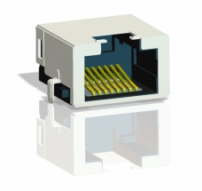 沉板RJ45無燈超薄 H=9.8MM