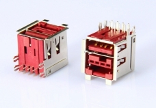 USB 2.0+Power 連接器24V 紅色
