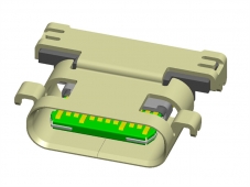 USB3.1 TYPE-C  Connector sinking type short body SMT